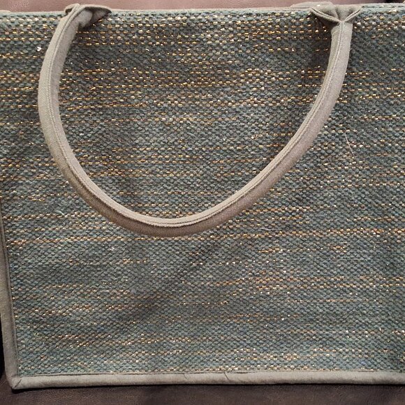 America and Beyond Evil Eye Green Sequined Tote with Detachable Strap NWT - Picture 6 of 9